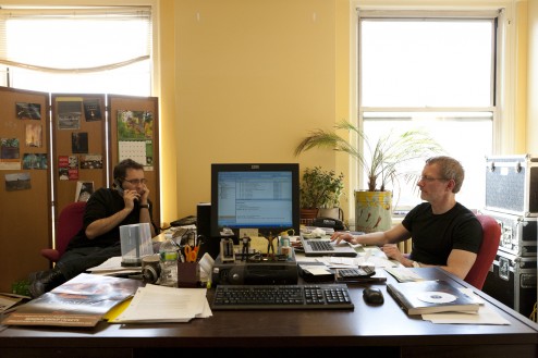 American Opera Productions in their office