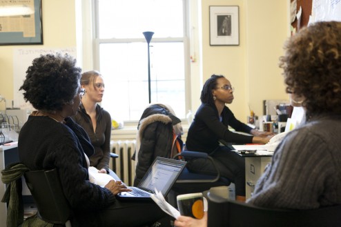 Urban Bush Women in their office